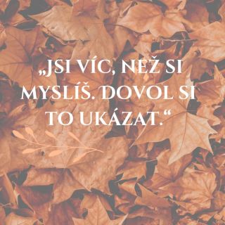 ✨ Jsi víc, než si myslíš. Dovol si to ukázat. ✨ Každá z nás má v sobě jedinečnou sílu a krásu, která čeká jen na to, až ji...